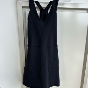 ALO Yoga Black Halter Sheath Mini Dress